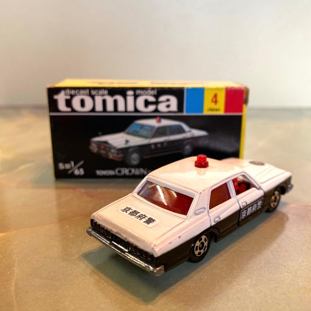 トミカNO.4トヨタクラウンパトカー(大阪・兵庫・京都)3台セット 黒箱