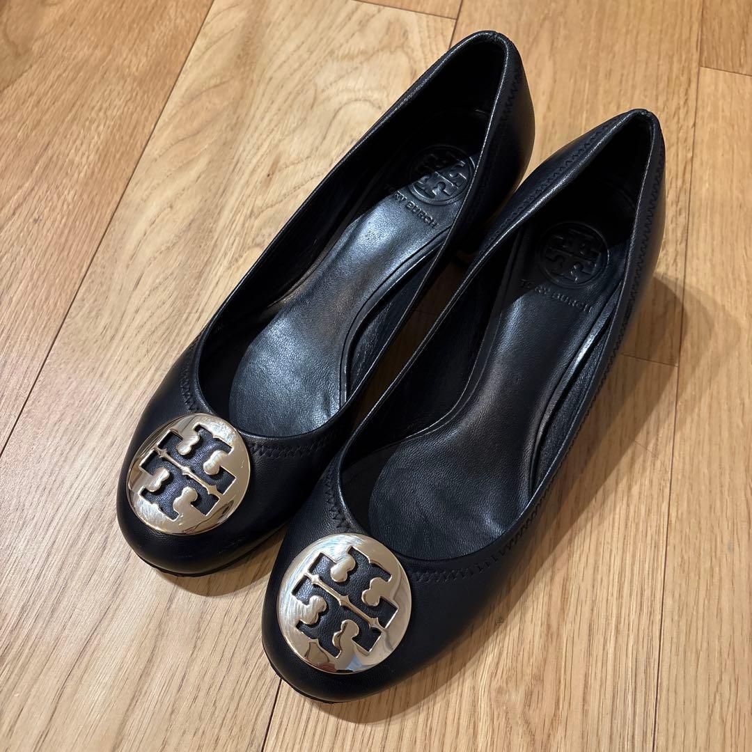 SALE★Tory Burch 黒 レザーパンプス25cm トリーバーチ TORY BURCH パンプス （ブラック） -靴＆ファッション