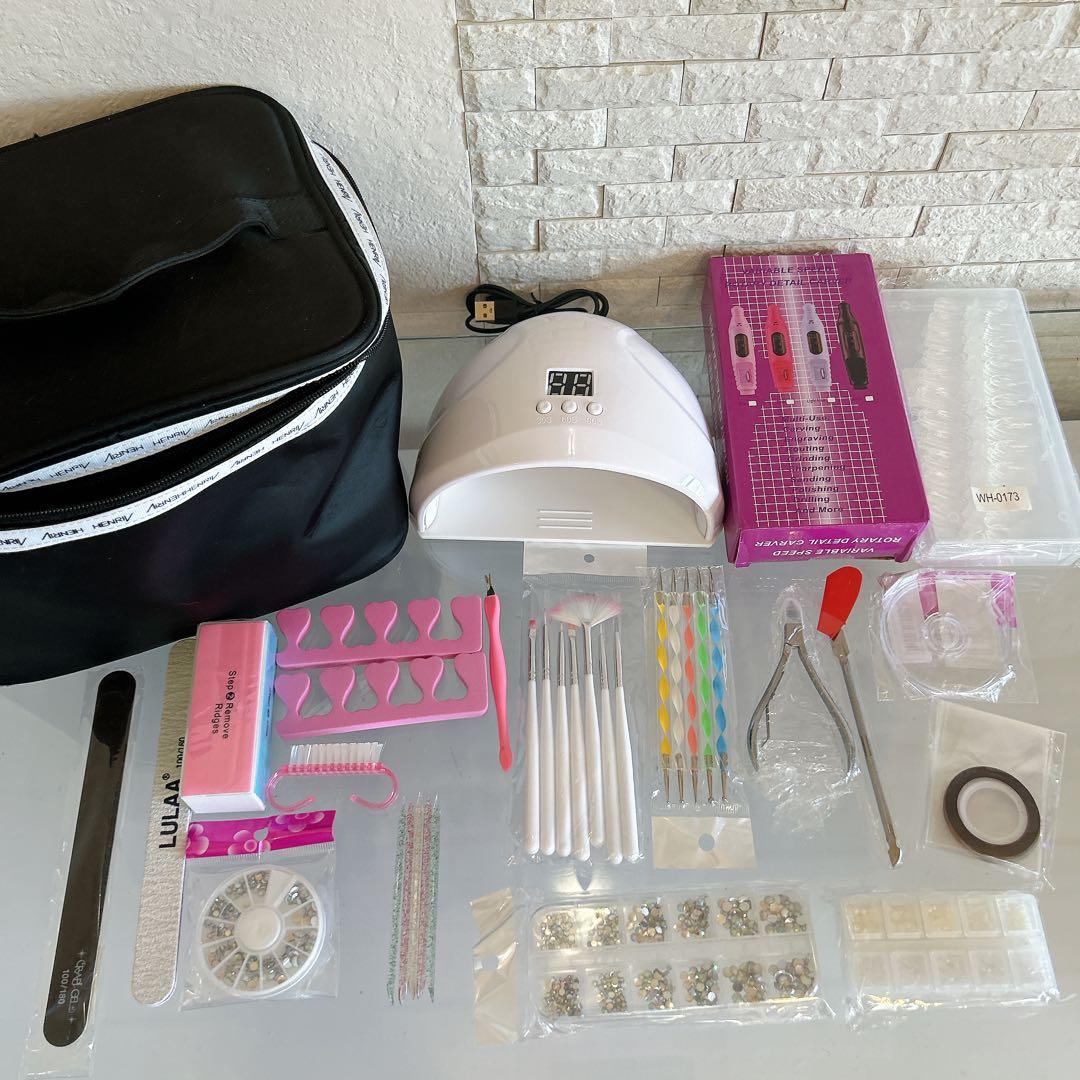 ネイル用品 まとめ売り UV/LEDライト ネイルファイル ネイルブラシ