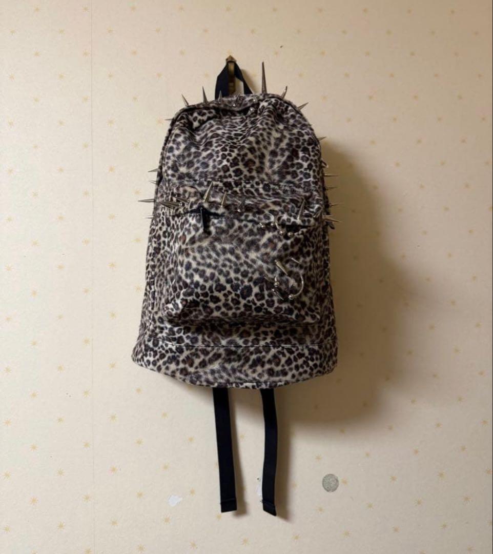 レオパード スタッズ archive リュック y2k ヒョウ柄 地雷 - メルカリ