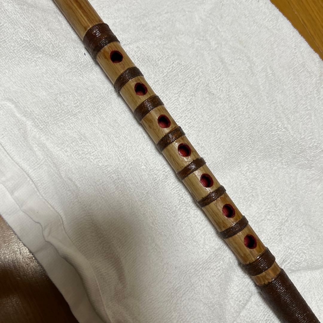 竹製 篠笛 7穴 四本調子（古典調、お囃子用）篠竹乾燥30年弱 - メルカリ