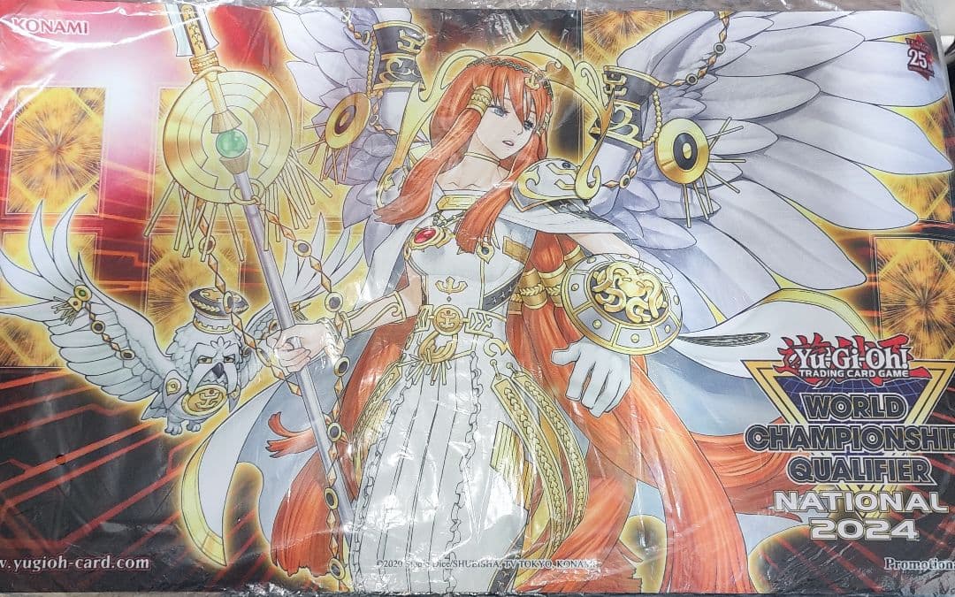 遊戯王 ライトロードアテナミネルバ WCQ2024 EU プレイマット プレマ