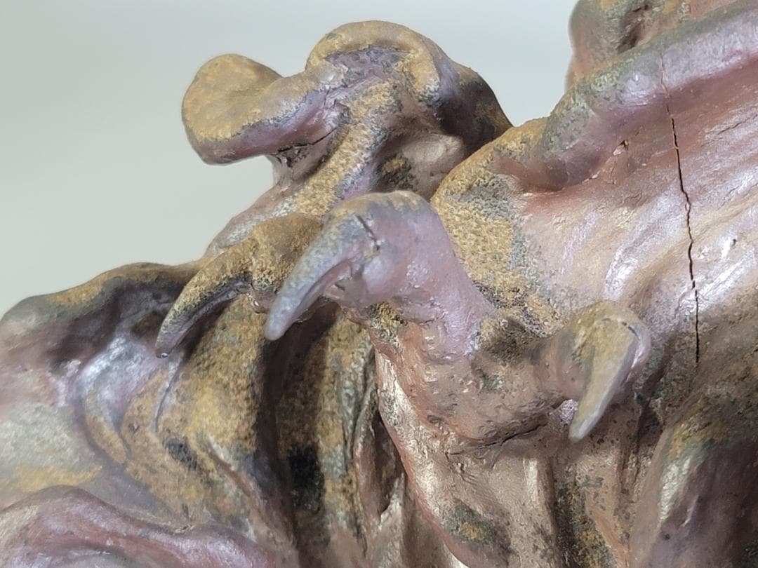 古い備前 雲龍 置物 時代箱 DT405 - メルカリ