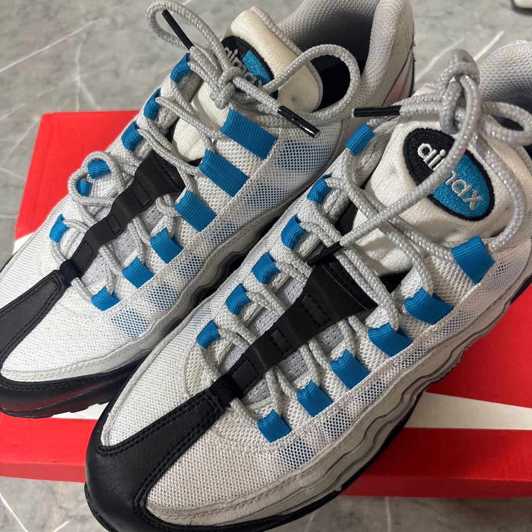 NIKEエアマックス95レザーブルー