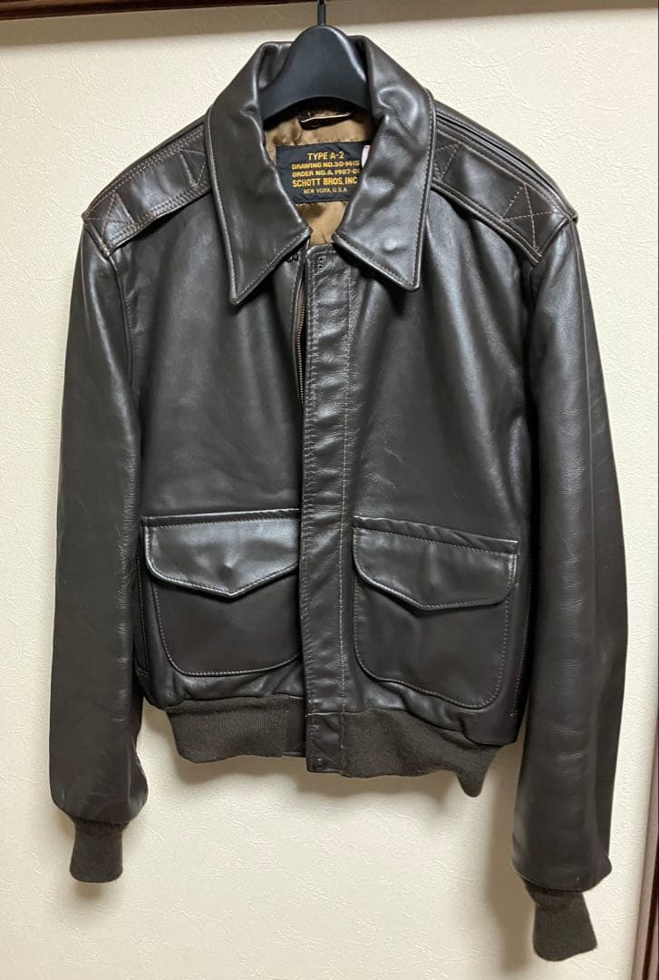 90s schott A2 レザージャケット USA製