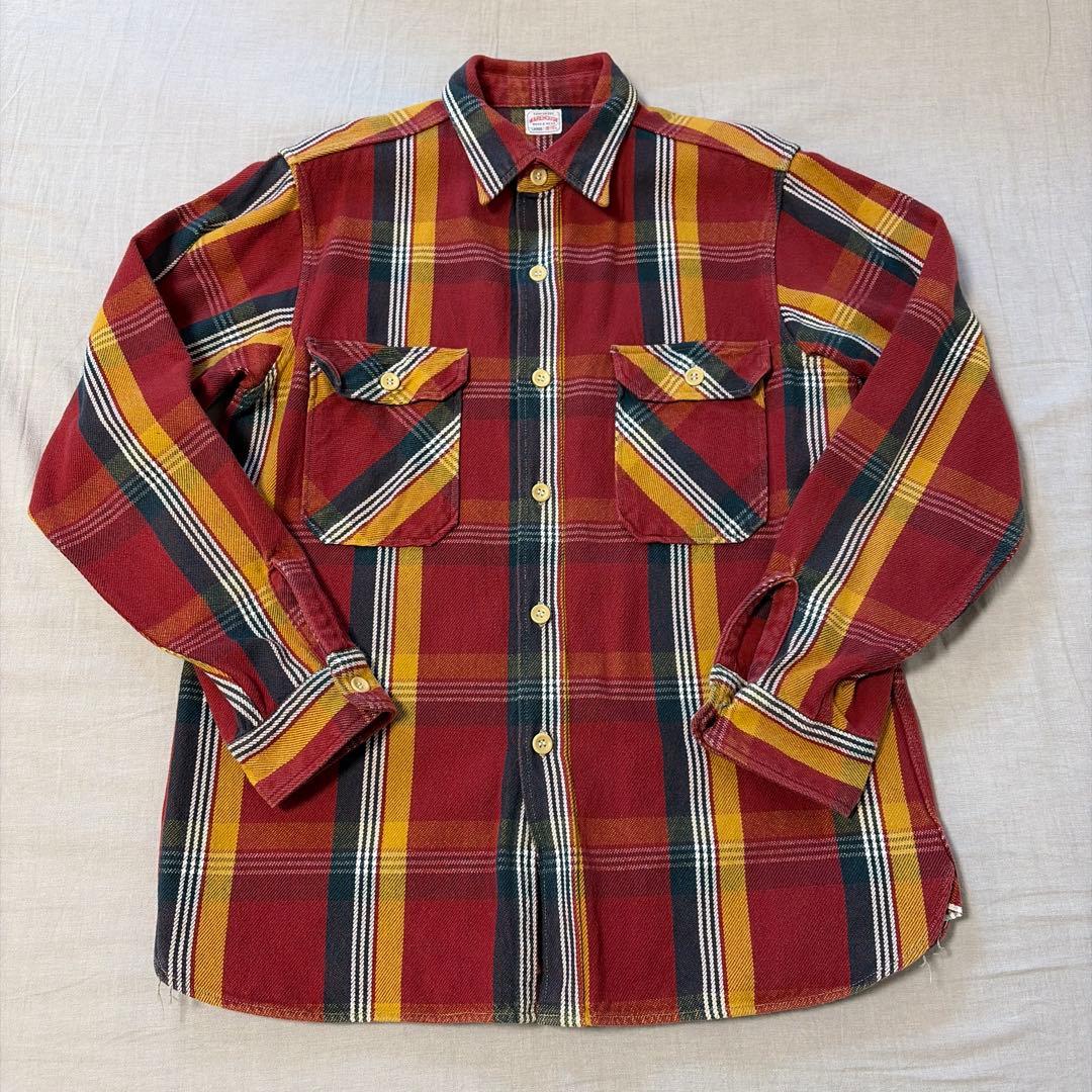 WAREHOUSE ネルシャツ Lサイズ