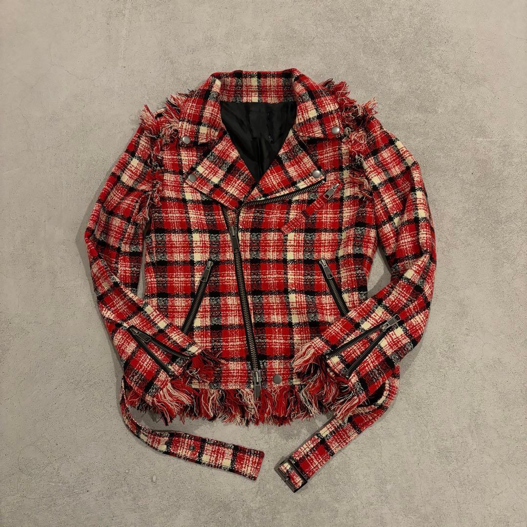 90's ライダースジャケット 短丈 archive パンク y2k グランジ - メルカリ