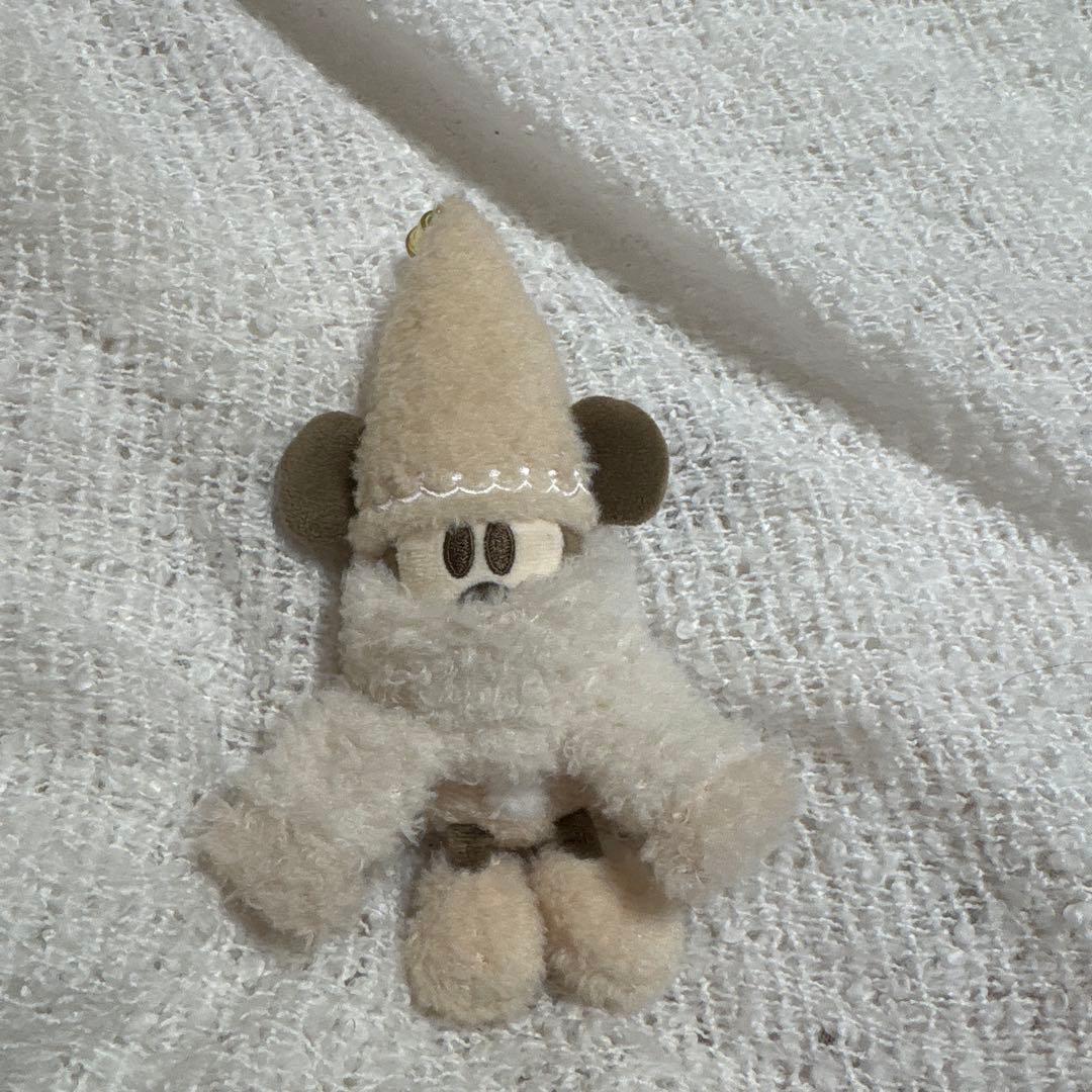 リルリンリン ぬいぐるみバッジ ディズニークリスマス2024 白 ホワイト