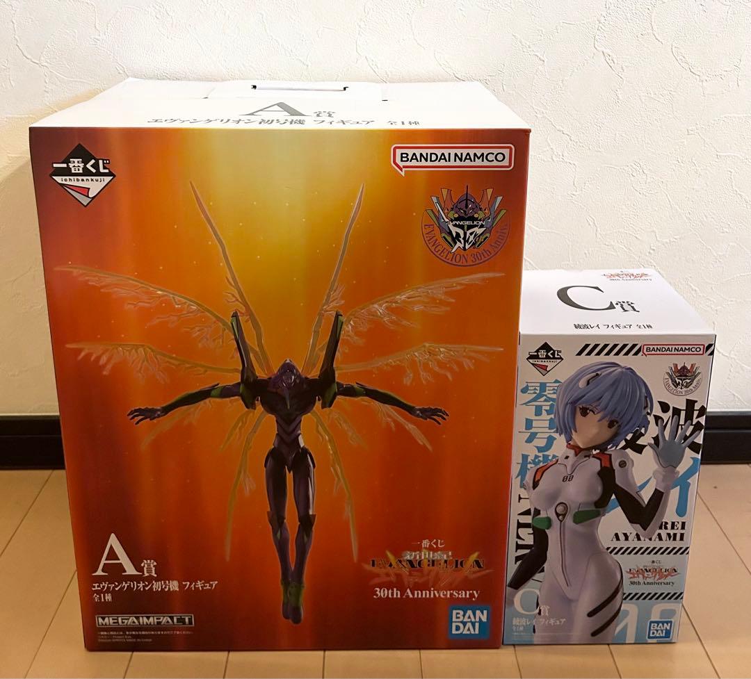 一番くじ　エヴァンゲリオン 30周年記念　初号機　綾波レイ　フィギュア