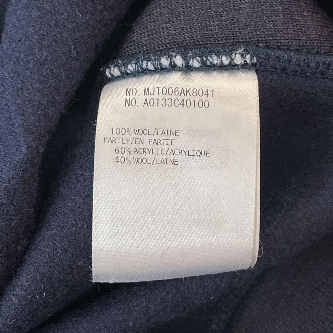 未使用級☆THOM BROWNE☆希少 ウールボーダーニット ネイビー 兼用 S