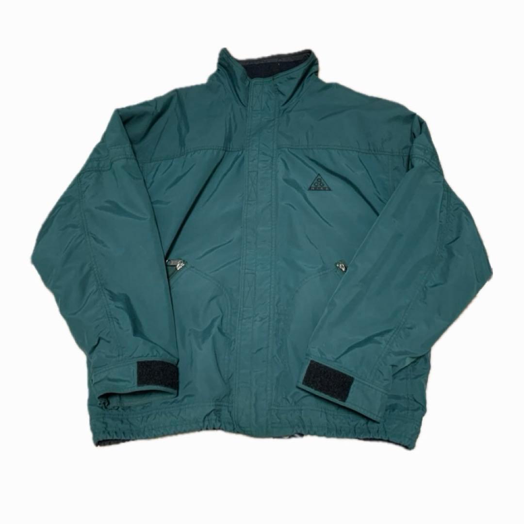 NIKE ACG 1990年代 グリーンナイロンジャケット