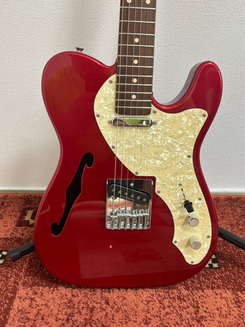 Squier by Fender テレキャスター シンライン レッド - メルカリ
