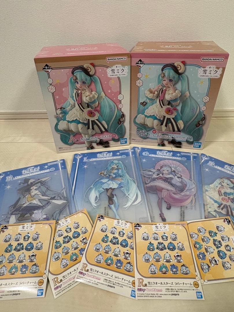 雪ミク 一番くじ ラストワン賞 A賞B,F,L,O賞+R賞5個