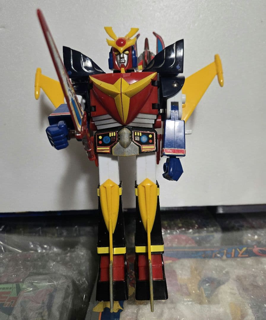 無敵鋼人ダイターン3 ダイカストデラックスセット　超合金　昭和レトロ　ジャンク