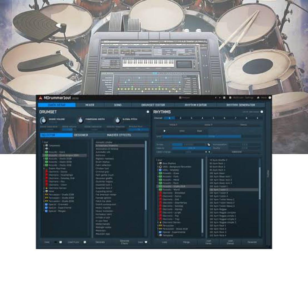 DTM・DAW MeldaProduction MDrummer MeldaProduction MDrummer - beatcloud - DTM,DAW,プラグインソフトの