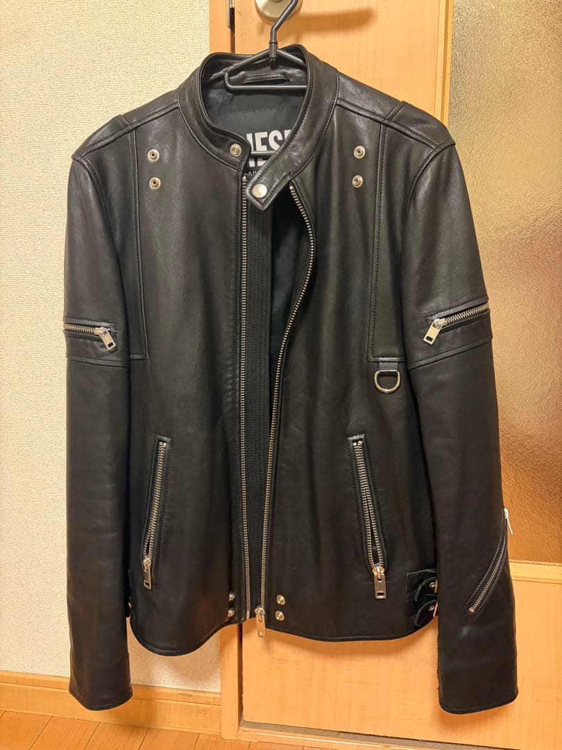 MS【プロフィール確認必要】 DIESEL ディーゼル レザージャケット 楽天市場】□DIESEL ディーゼル メンズ□牛革 本革 オーバルD