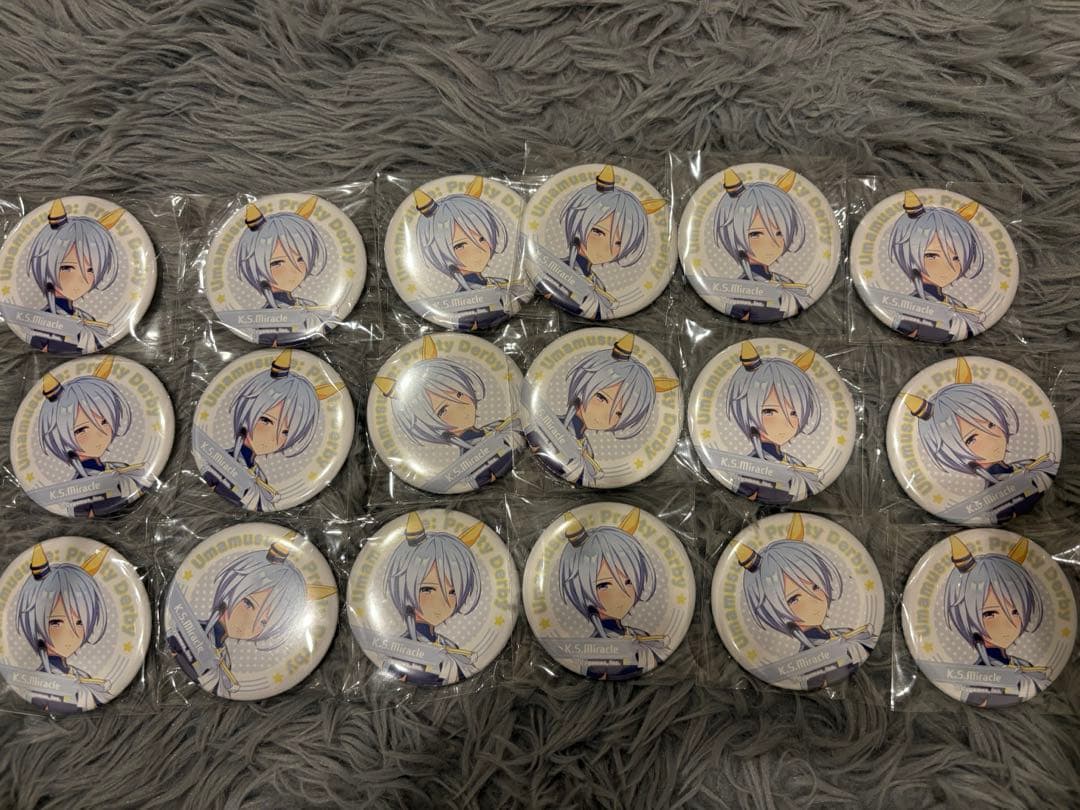 羊 ウマ娘 ケイエスミラクル 缶バッジ 18個 2026年最新】ケイエスミラクルの人気アイテム - メルカリ
