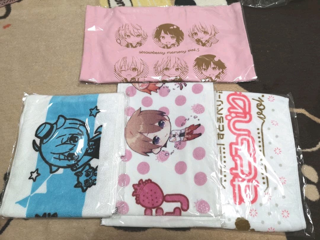 マフラータオル、トートバッグ