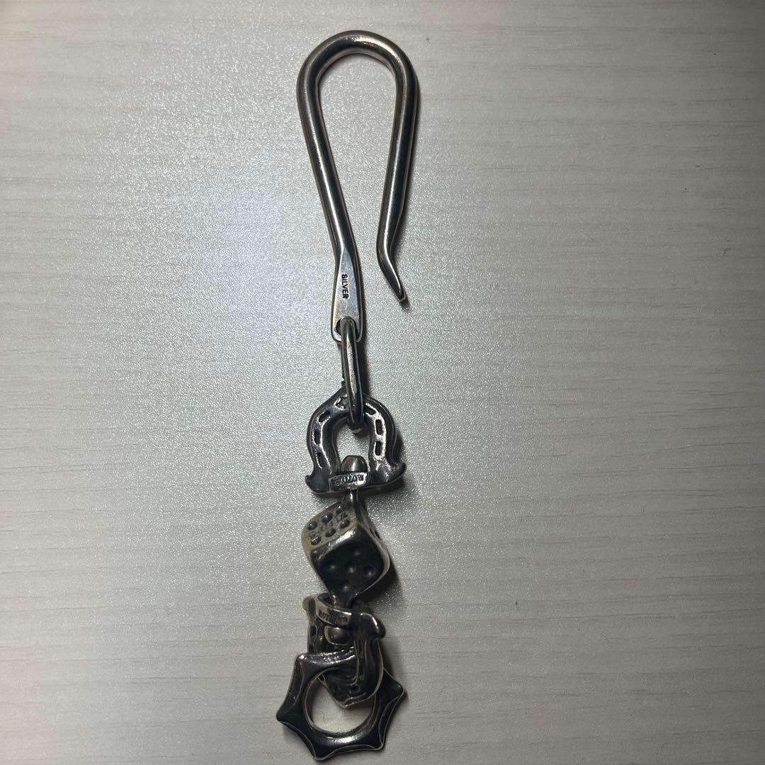 galcia ガルシア　silver キーホルダー　レッドムーン