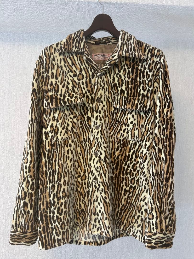 SUN/kakke レオパードシャツ