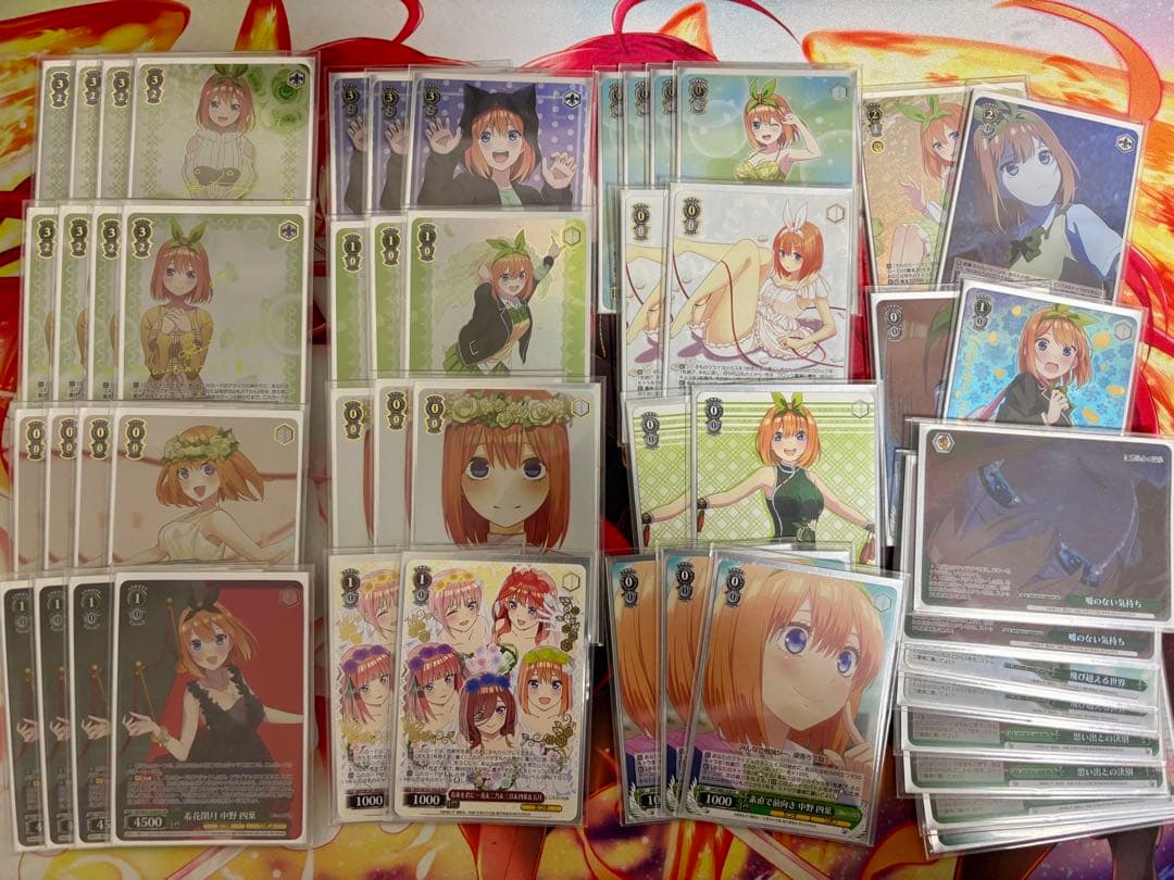 【最終値下げ】五等分の花嫁　四葉　フルホロ　デッキ（光り物パーツ付き） トライアルデッキ＋(プラス) 五等分の花嫁 四葉 ｜ ヴァイス