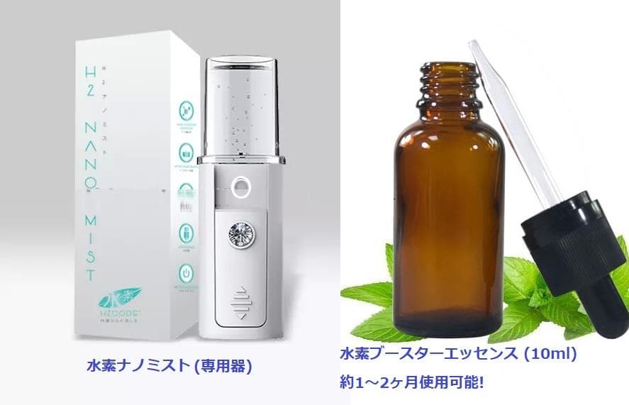 美肌・美容 水素ナノ ミスト  ＆ 水素ブースターエッセンス