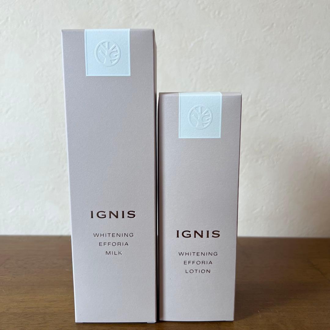 IGNIS ホワイトニング エフフォーォリア ミルク & ローション セット