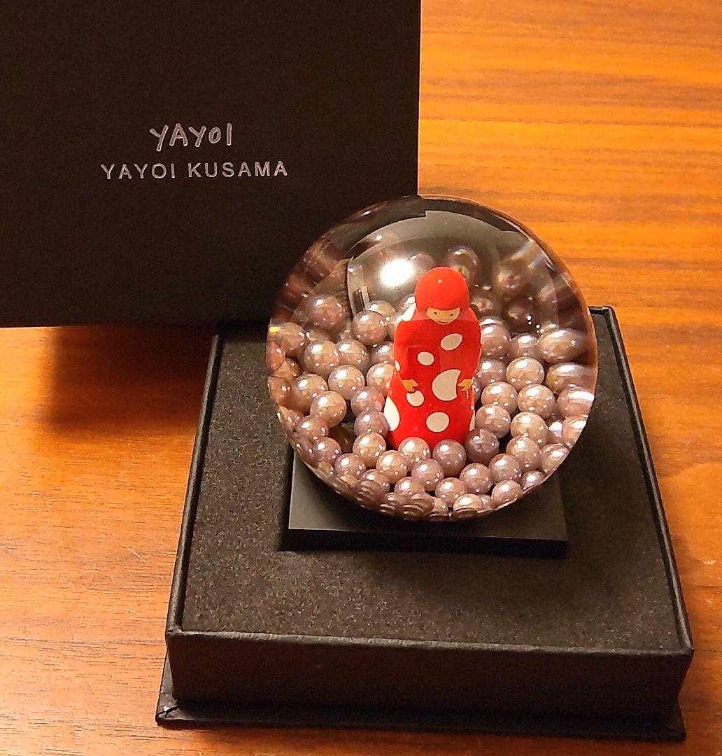 草間彌生】スノードーム YAYOI 箱付き 新品 / オブジェ 草間弥生