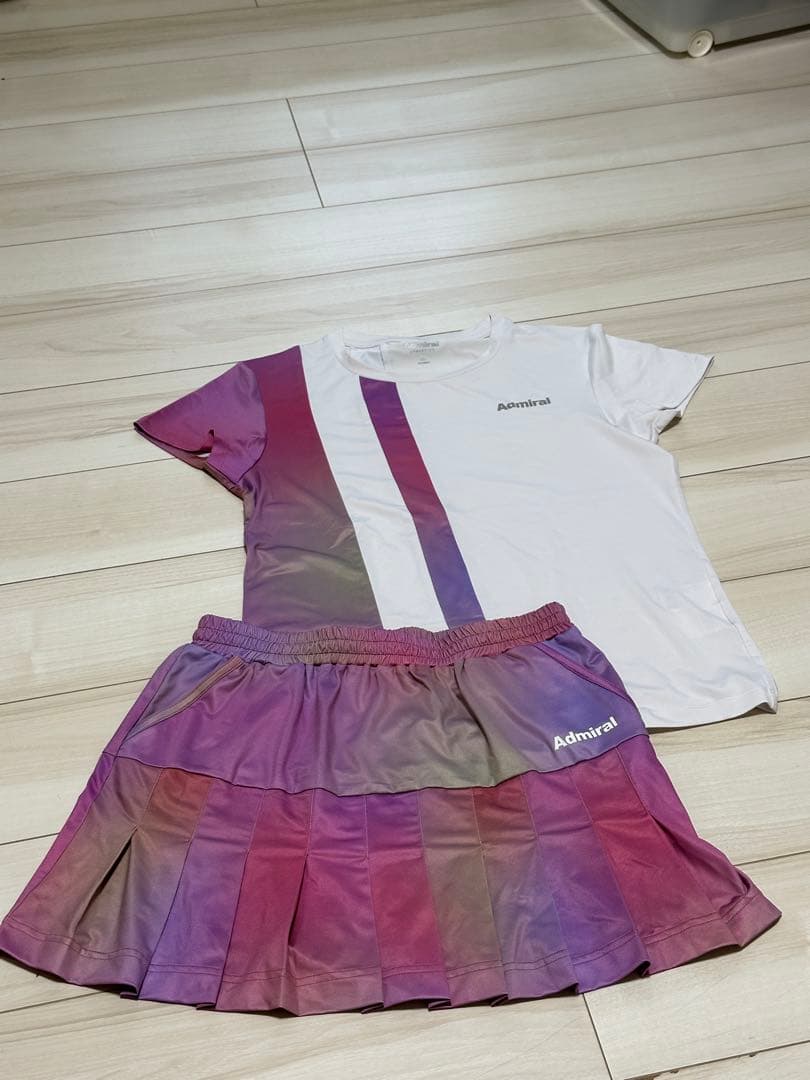 Admiral テニスウェア 上下セット 今日はどれ着る？🎾💭 着てみたいを、気軽に。 #テニスクローゼット