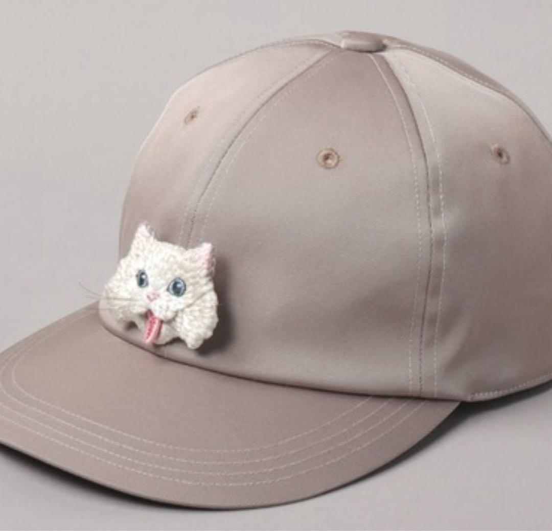 CA4LA ニャーCAP 2 レア 猫 ライトベージュ