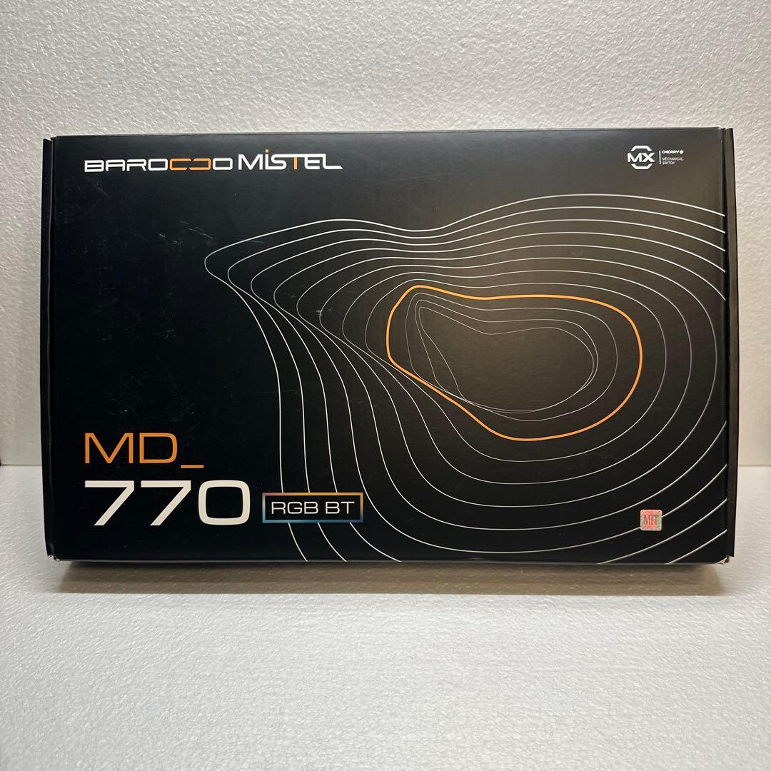 MISTEL MD770RGB BT 静音赤軸メカニカルキーボード 分割