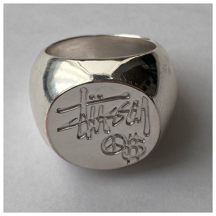 STUSSY old stussy 90s ステューシー シルバーリング - メルカリ