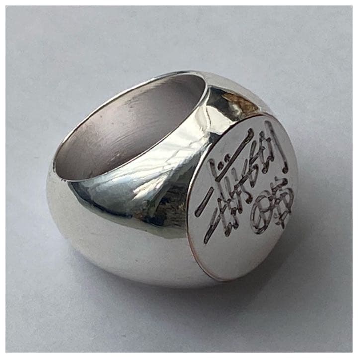 STUSSY old stussy 90s ステューシー シルバーリング - メルカリ