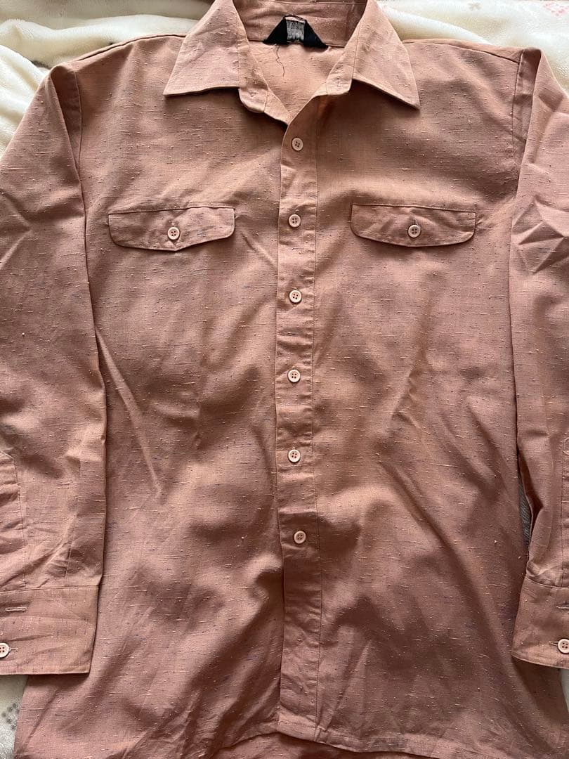 き*え様 60s 70s JC PENNEY レーヨン　カスリ　ギャバジン