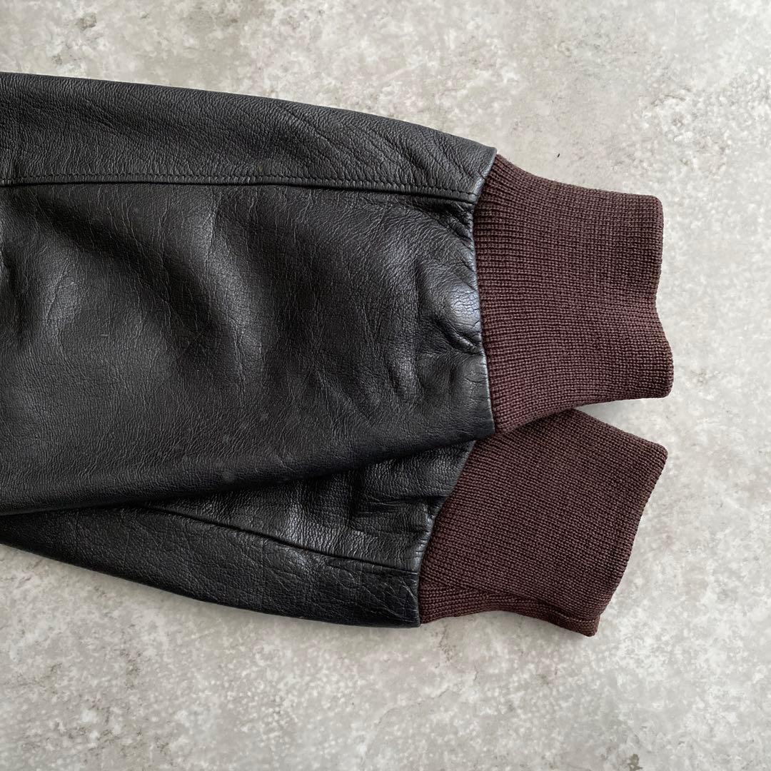 80s 90s L.L.Bean A-2 レザー ジャケット USA製 40