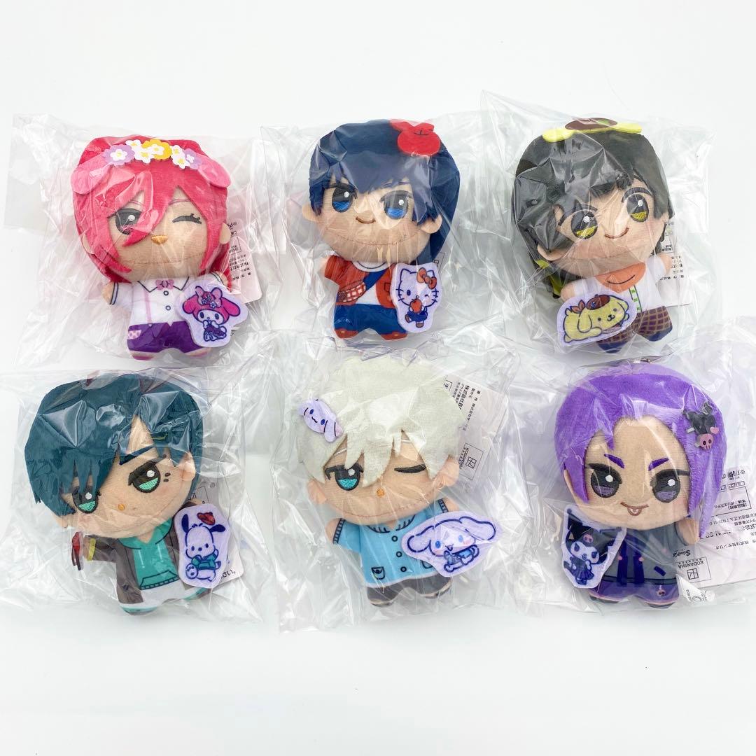 【匿名配送】ブルーロック ちびぐるみ 潔 蜂楽 千切 凛 凪 玲王 6点セット