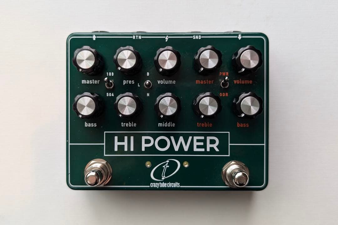 crazy tube circuits HI POWER ギターエフェクター Crazy Tube Circuits Hi Power