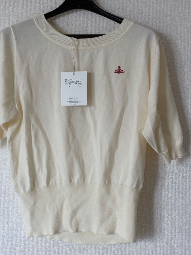 Vivienne Westwood 半袖ニット 00 アイボリー