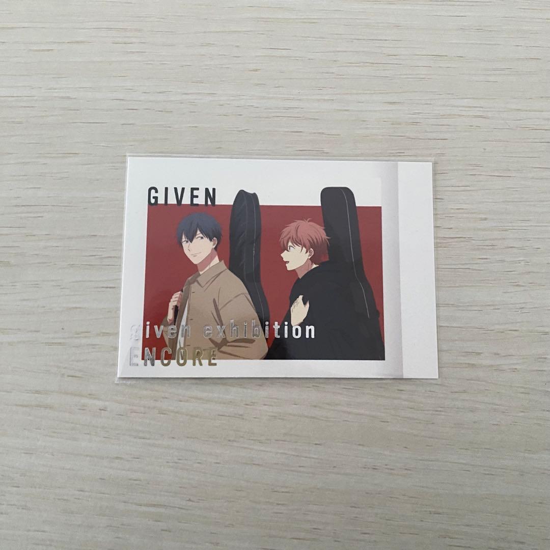 ギヴン展 ENCORE 物販購入特典 ぱしゃこれ 上ノ山立夏＆佐藤真冬