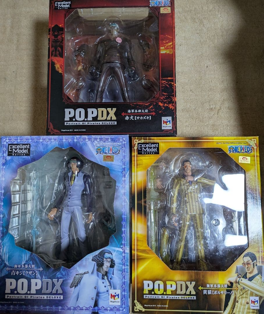 ワンピースPOP　海軍三大将セット