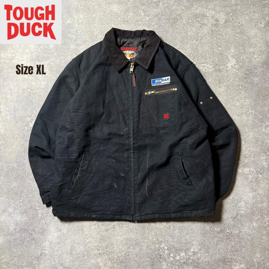 TOUGH DUCK タフダック 襟コーズ ダックジャケット XL ブラック