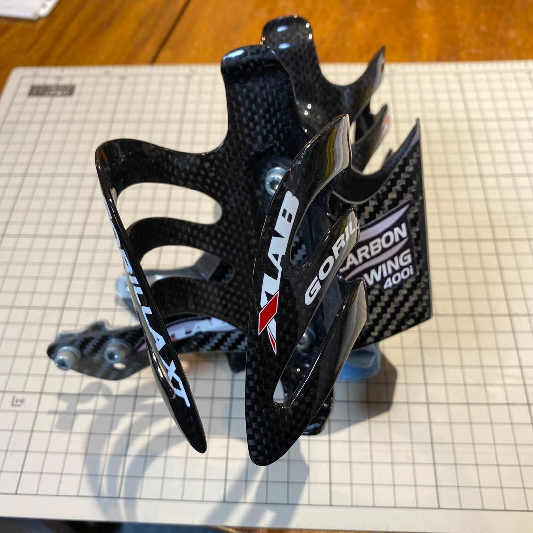XLAB carbon wing 400i ボトルケージ２個セット