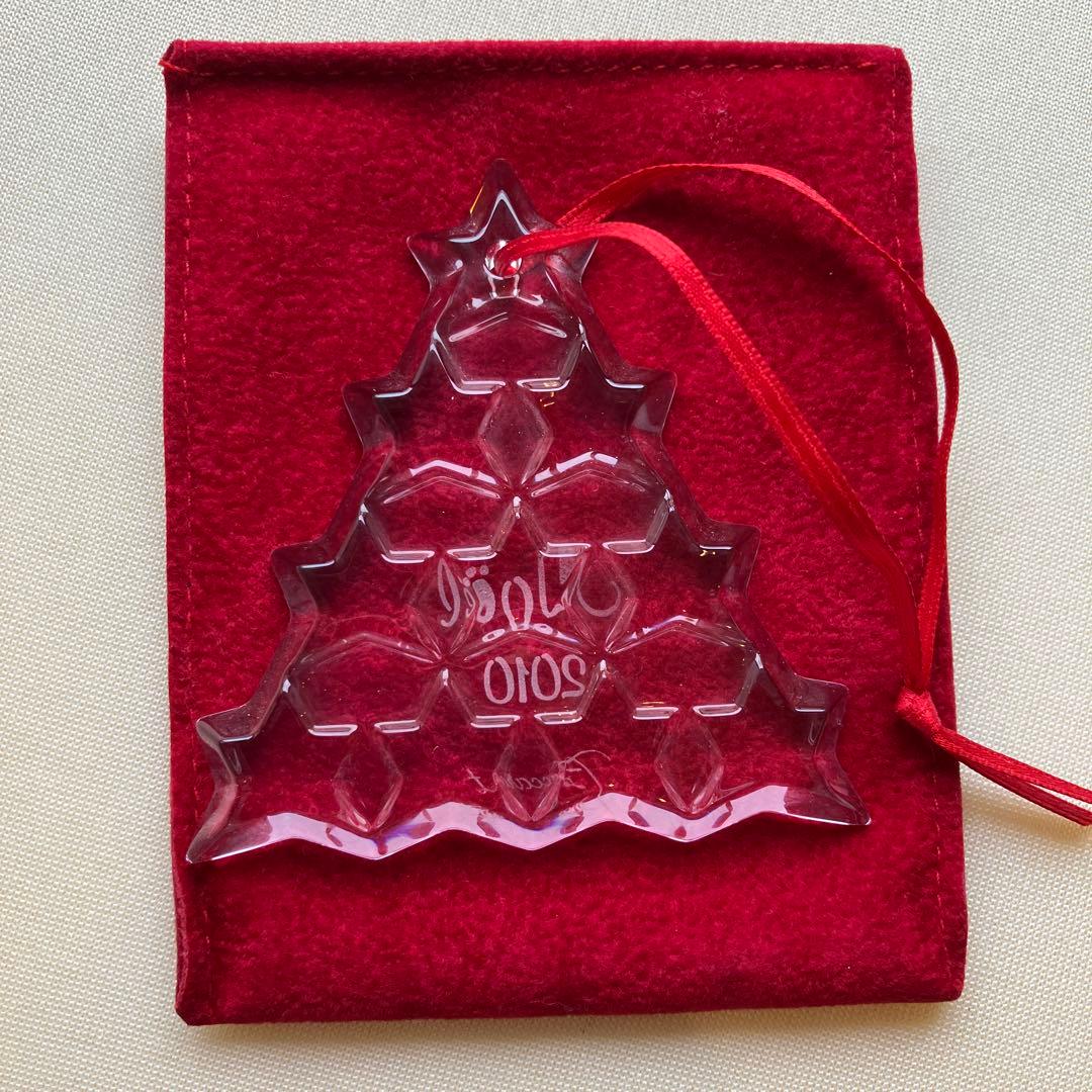 Baccarat クリスマスツリー オーナメント Noël 2010