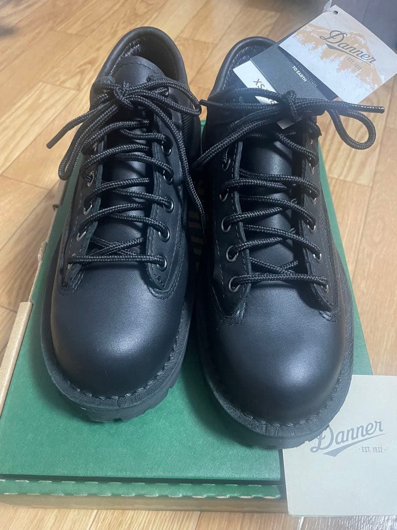 新品 ダナーフィールドロー DANNER FIELD LOW BLACK 黒