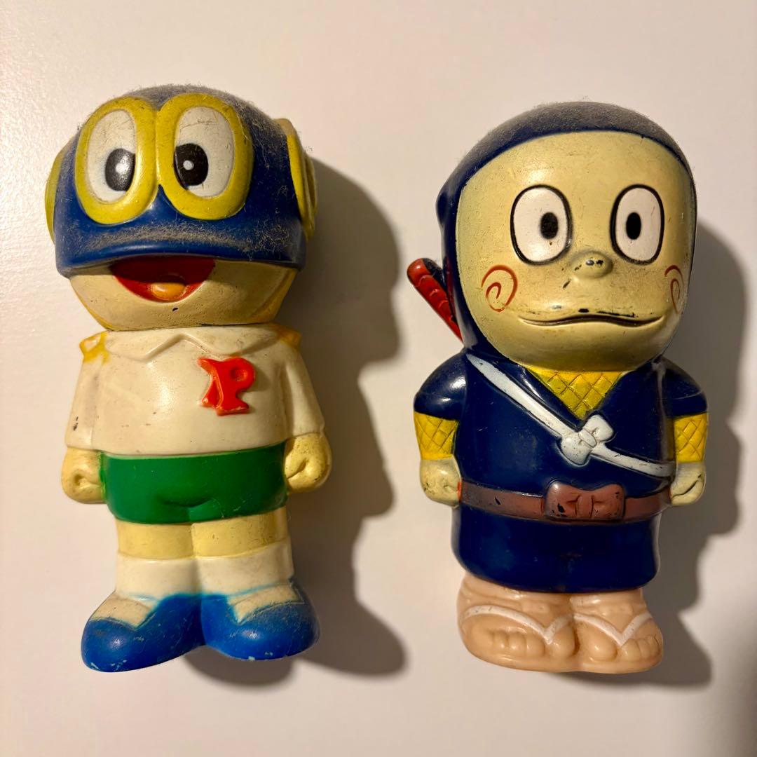 パーマン1号　忍者ハットリくん　フィギュア　住友銀行 貯金箱