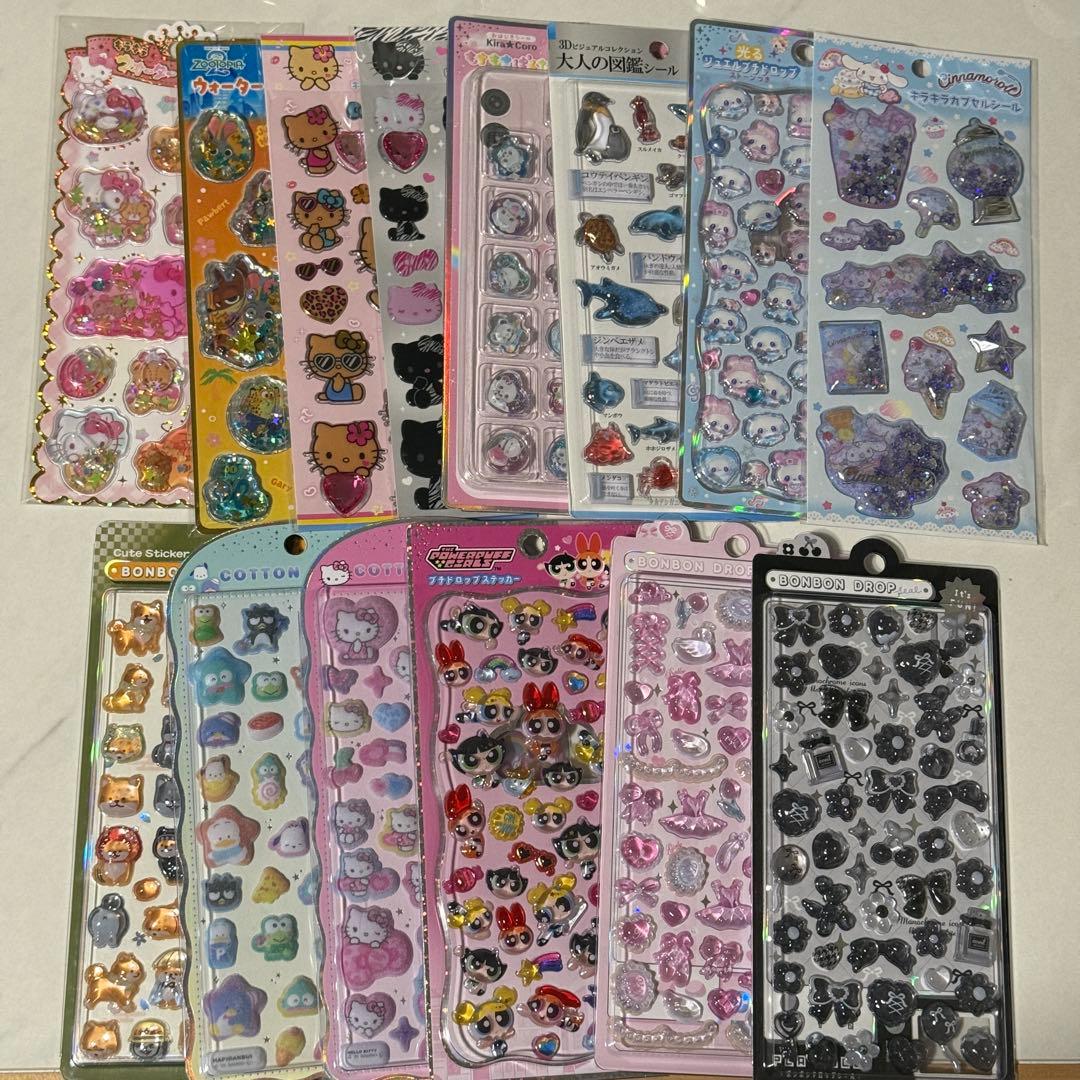 【正規品】ボンボンドロップシール コットンパフィ プチドロップ 14個セット