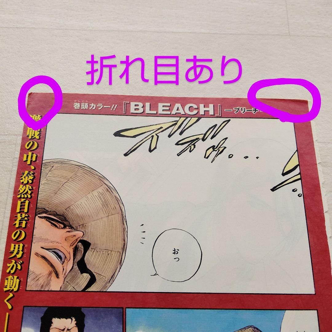 BLEACH 切り抜き 浮竹十四郎 京楽春水 久保帯人 ブリーチ 扉絵カラー