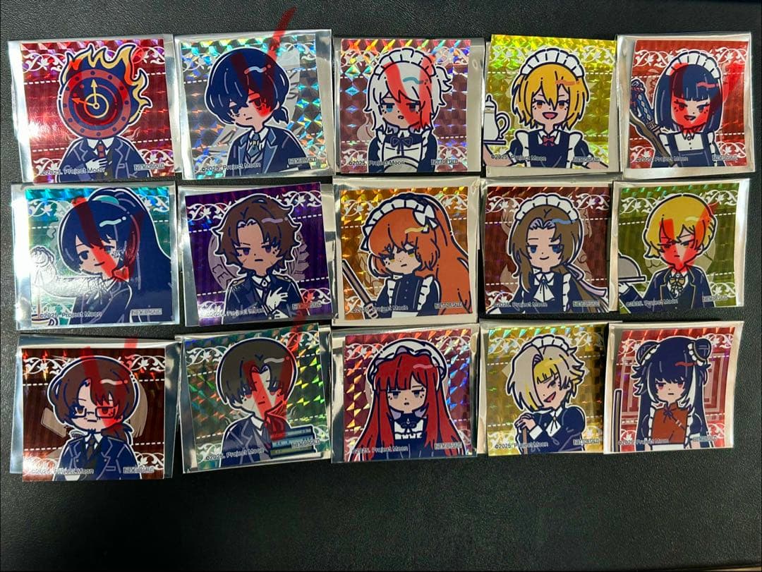 Limbus Company　れとぽぷ　購入特典シール　15種