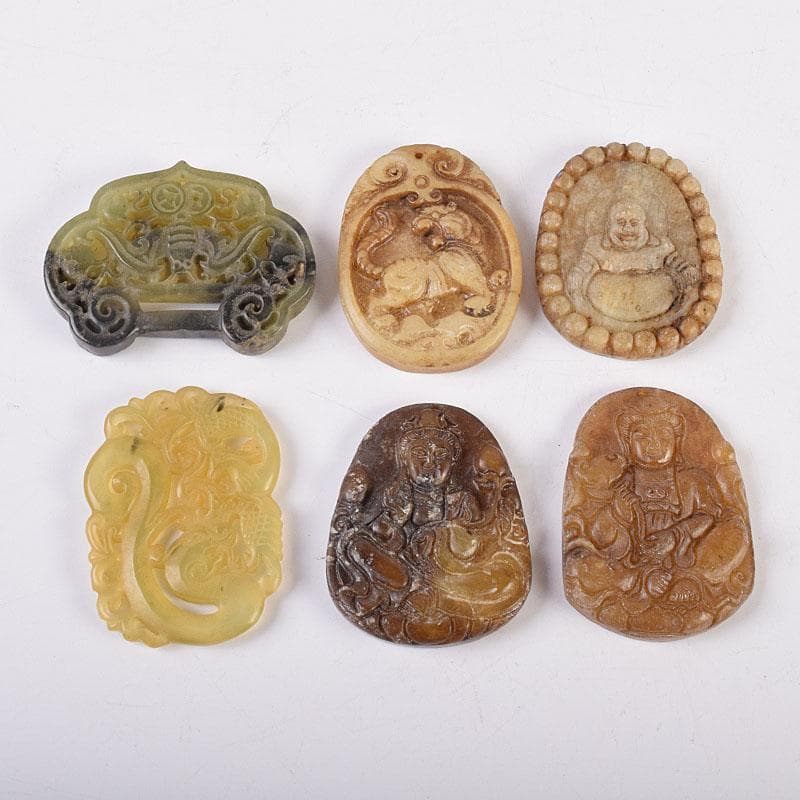 中国 玉石彫刻 玉器 玉珮 根付 11点まとめて V R8957 - メルカリ