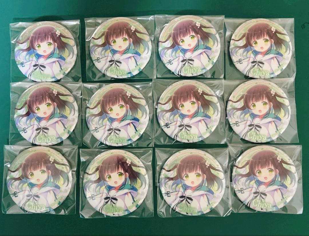 ごちうさ　千夜　缶バッジ　take out blue bird 12個